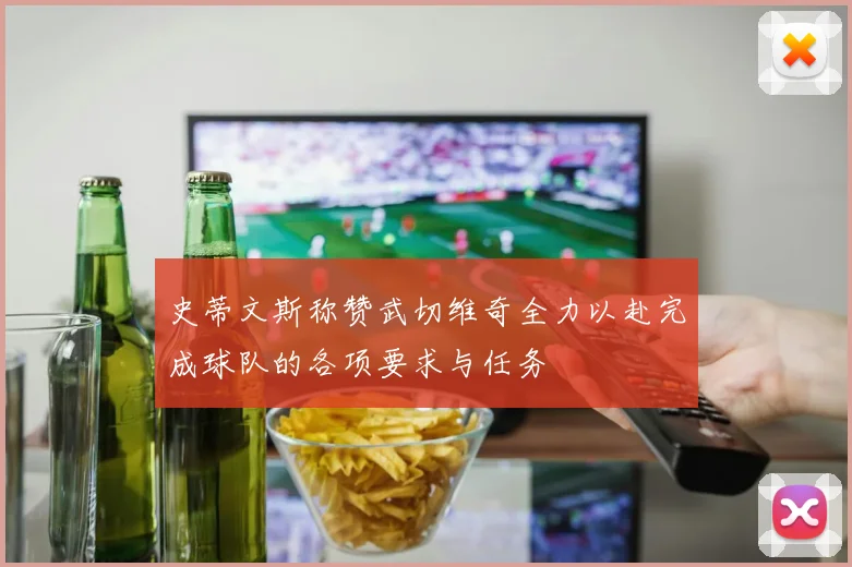 史蒂文斯称赞武切维奇全力以赴完成球队的各项要求与任务